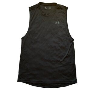 Under Armour Mens Athletic Tank Top Loose Fit Shirt-Black-M-GUC